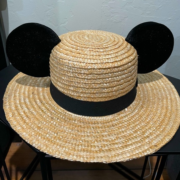 Tarte And Bean Mickey Boater Hat 